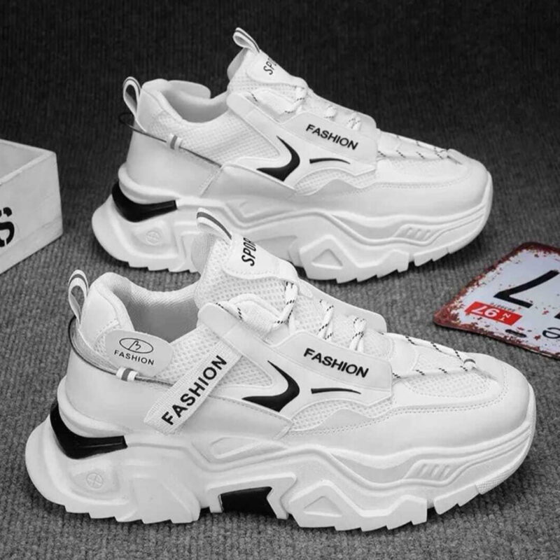 tigonis WHITE SHOES PREMIUM QUALITY SNEAKERS Sneakers For Men (Wh...more