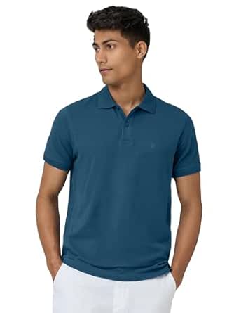 XYXX Men’s Nova 100% Combed Cotton Regular Fit Polo T-Shirt