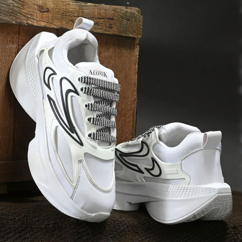 Aeonik WHITE HIGH PREMIUM QUALITY Running Shoes For Men (White , ...more